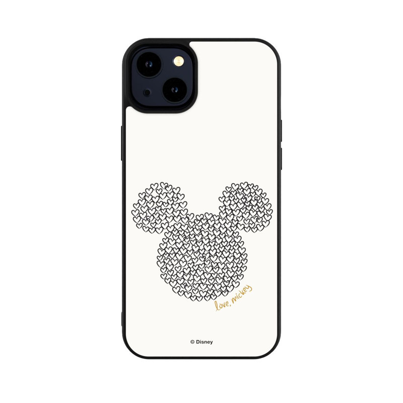 iPhone 14 Plus Base Case Micky Black and White