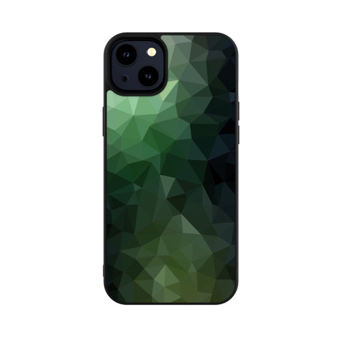 Apple iPhone 14 Plus Base Case Polygonal Mosaic Green