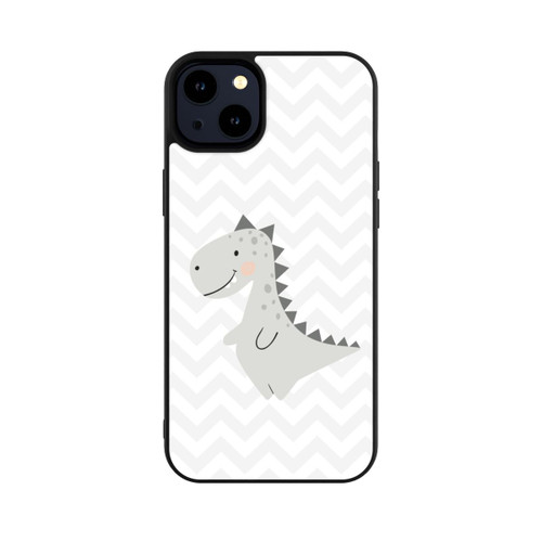 Apple iPhone 14 Plus Base Case Grauer Dino