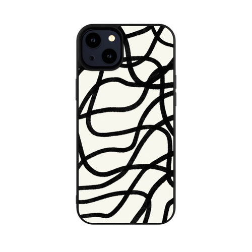 Apple iPhone 14 Plus Base Case Schwarze Linien