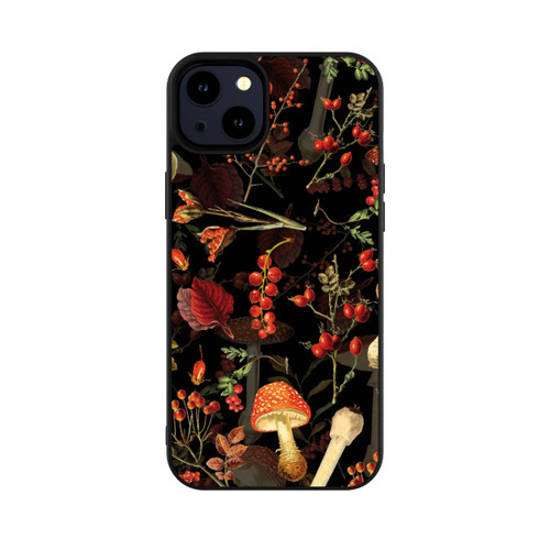 Apple iPhone 14 Plus Base Case Pilzmuster Schwarz