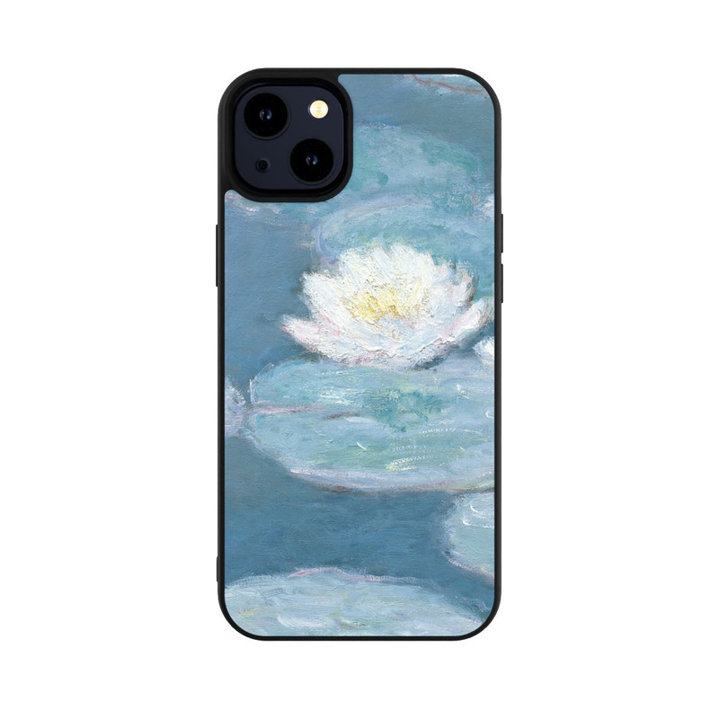 iPhone 14 Plus Base Case Seerosenabend von Claude Monet