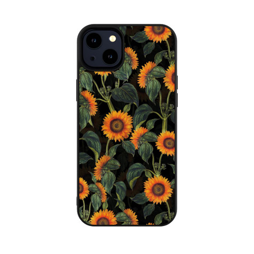 Apple iPhone 14 Plus Base Case Sonnenblume schwarz