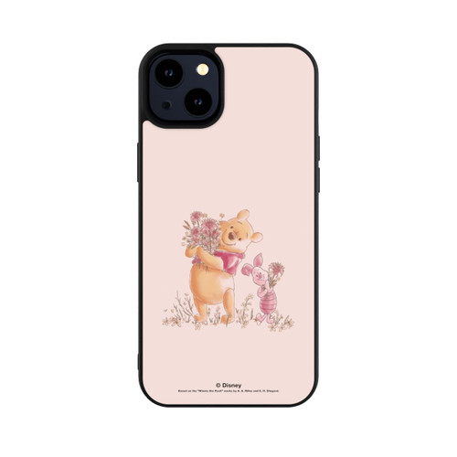 Apple iPhone 14 Plus Base Case Winnie Puuh and Ferkel Blumen