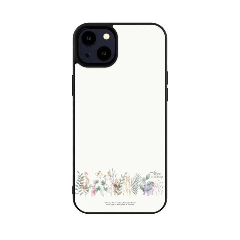 iPhone 14 Plus Base Case Winnie Puuh und seine Freunde hinter Eukalyptus
