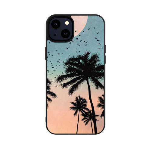 Apple iPhone 14 Plus Base Case Sonnenaufgang Palmen