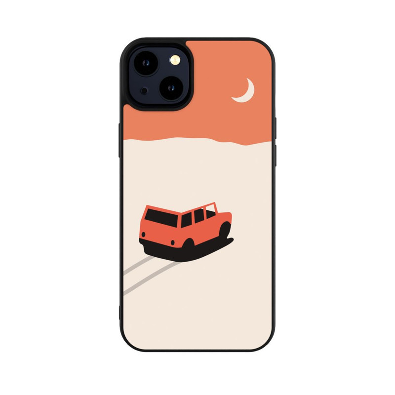 iPhone 14 Plus Base Case Auto in der Wüste
