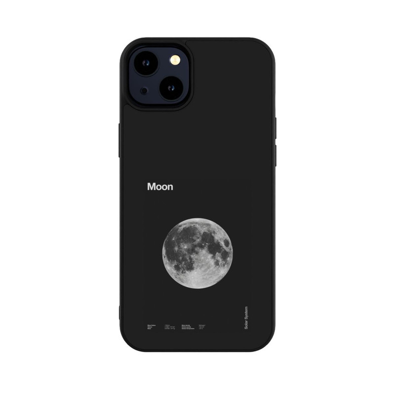 iPhone 14 Plus Base Case Solar System Mond