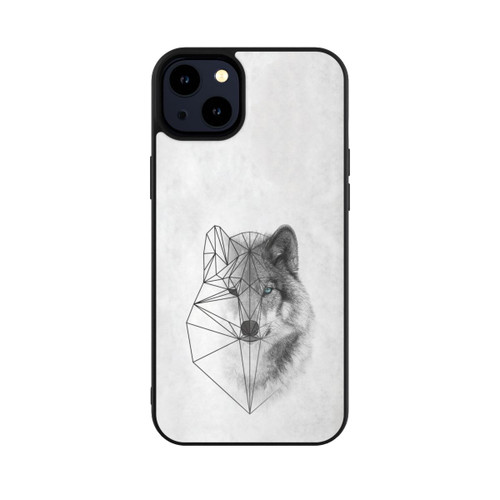Apple iPhone 14 Plus Base Case Polygonaler Wolf