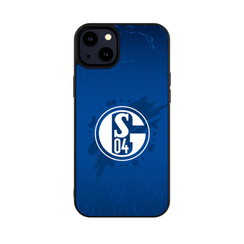 Apple iPhone 14 Plus Base Case Schalke 04 Farbe Fleck Blau