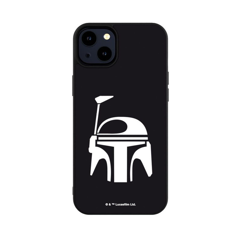iPhone 14 Plus Base Case Boba Fett Helm Schwarz