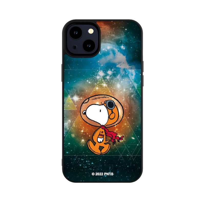 iPhone 14 Plus Base Case Snoopy Weltraumreisender Grün