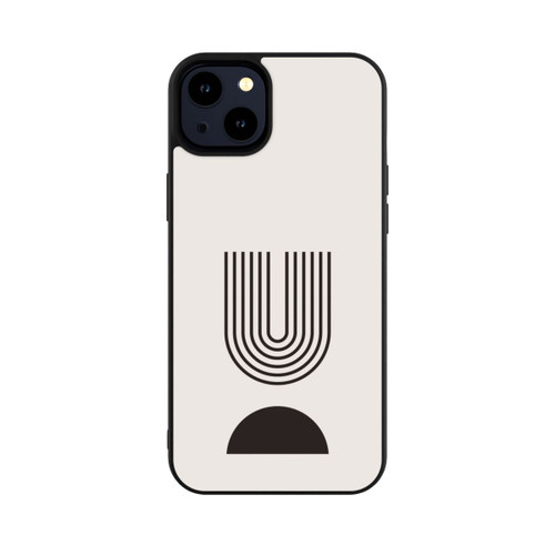 Apple iPhone 14 Plus Base Case Moderne Kunst Schwarze Linien