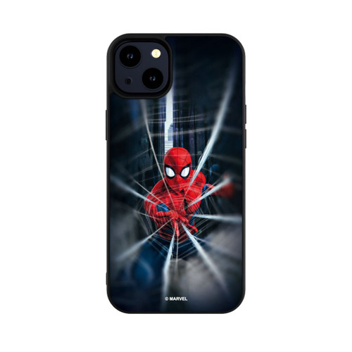 Apple iPhone 14 Plus Base Case Spider-Man Webs In Action