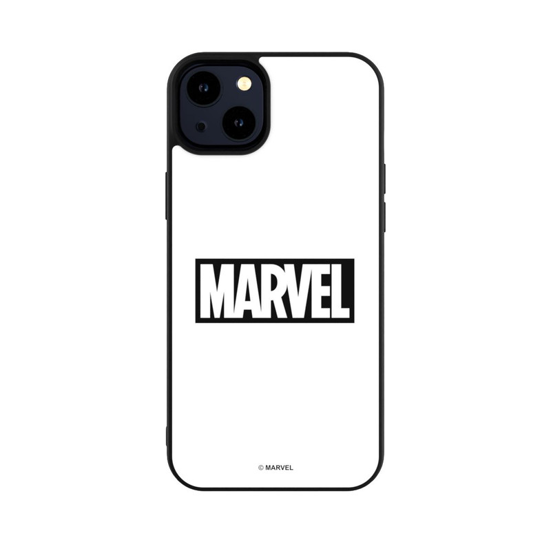 iPhone 14 Plus Base Case Marvel Logo White
