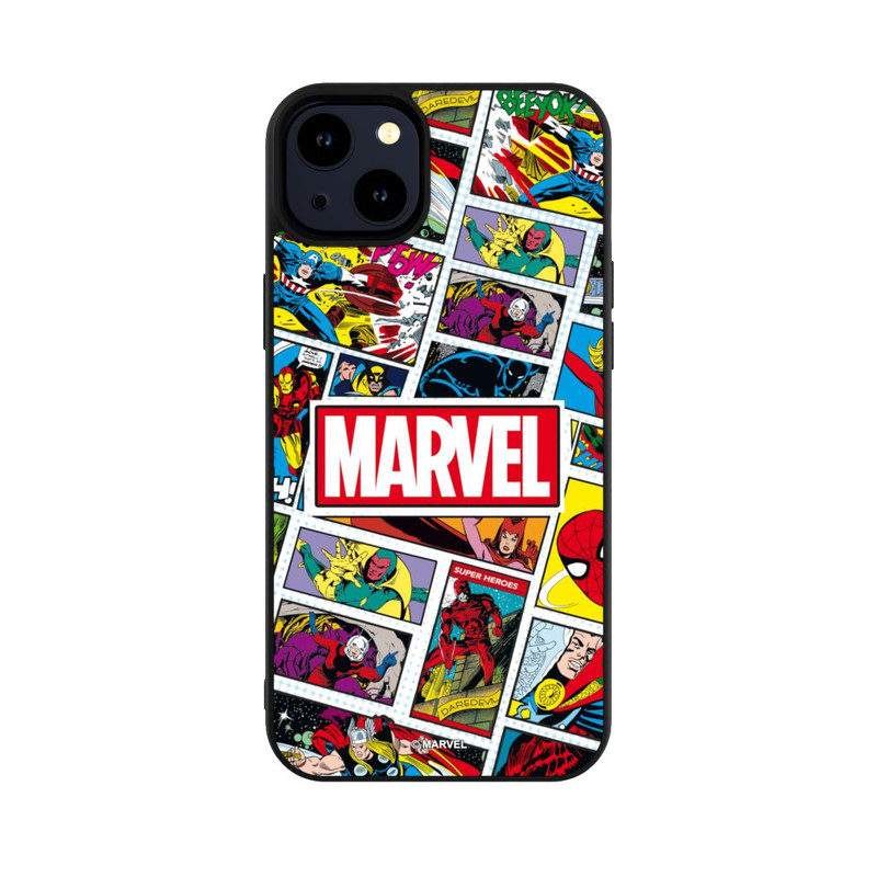 iPhone 14 Plus Base Case Marvel Comic Pattern