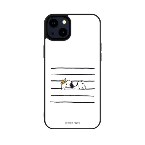 Apple iPhone 14 Plus Base Case Snoopy Woodstock Streifen