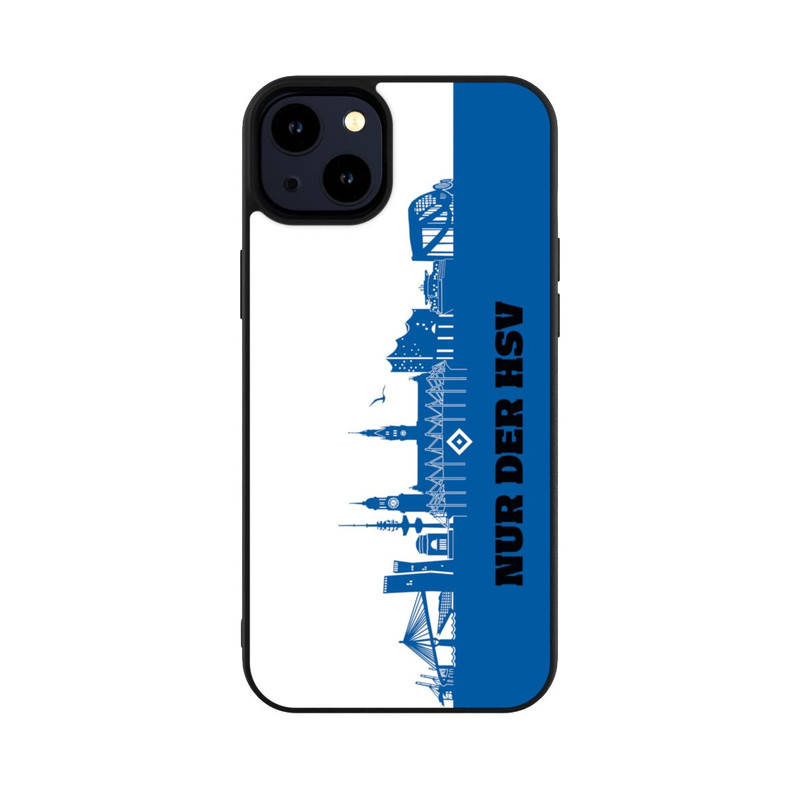 iPhone 14 Plus Base Case HSV Skyline Blau Weiß