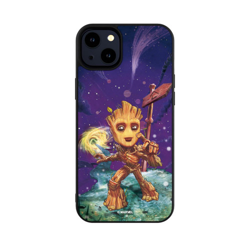 Apple iPhone 14 Plus Base Case Baby Groot Galaxy Touch