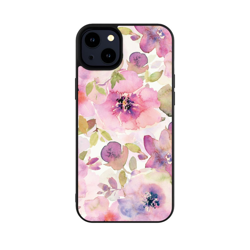 iPhone 14 Plus Base Case Tapete mit rosa Blumen