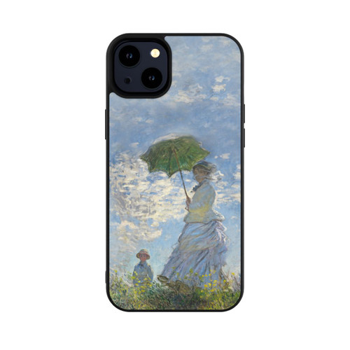 Apple iPhone 14 Plus Base Case Frau mit Sonnenschirm - Monet