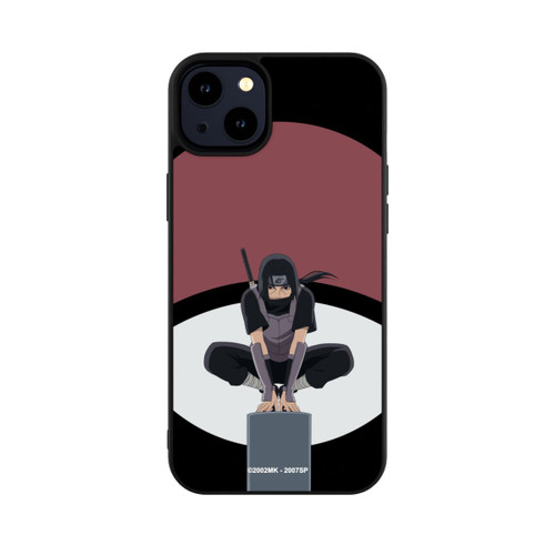 Apple iPhone 14 Plus Base Case Itachi Uchiha Symbol schwarz