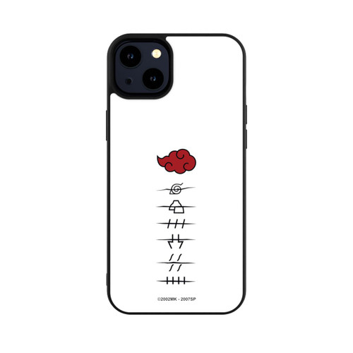 Apple iPhone 14 Plus Base Case Akatsuki Mitgliedersymbole Weiß