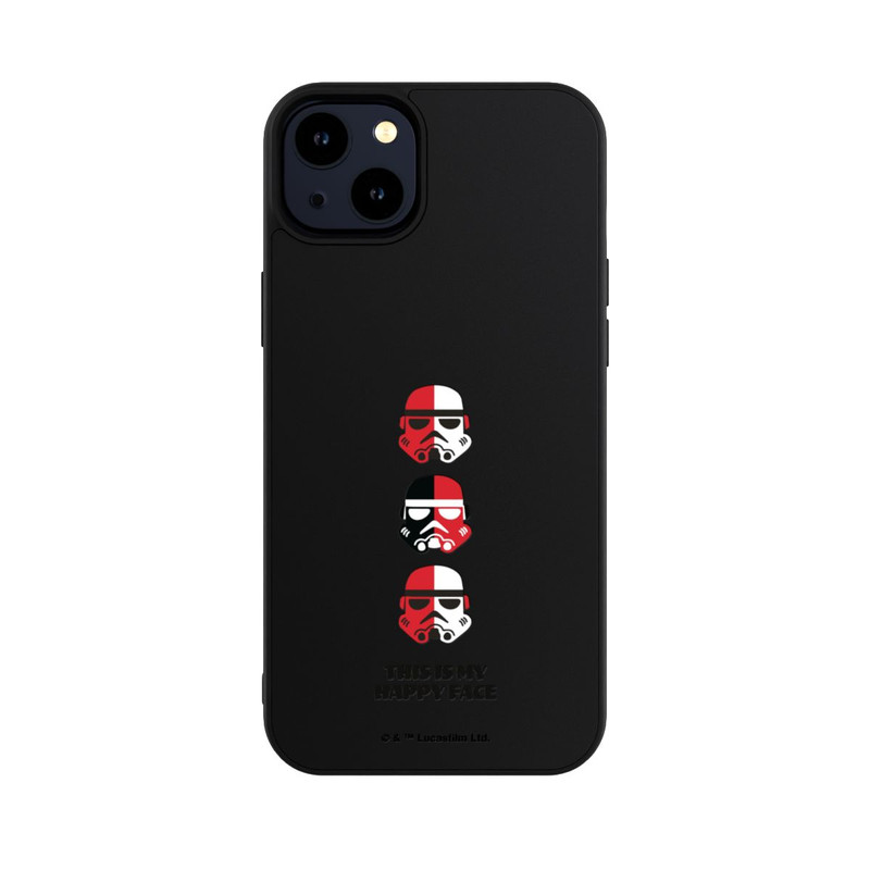 iPhone 14 Plus Base Case Storm Trooper Happy Face