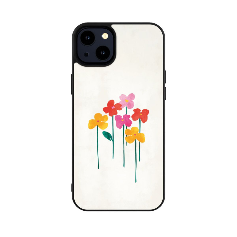 iPhone 14 Plus Base Case Kleine glückliche Blumen