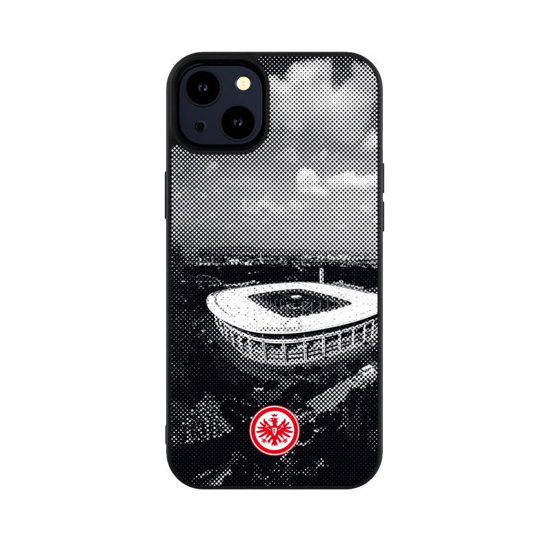 iPhone 14 Plus Base Case SGE Stadion Schwarz Weiß