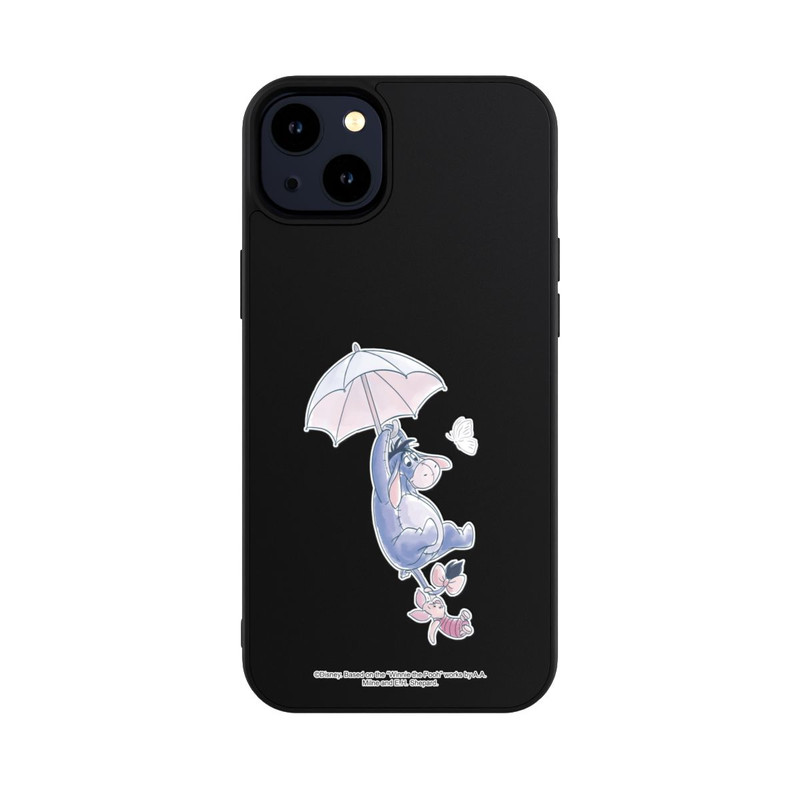 iPhone 14 Plus Base Case Winnie Pooh Eeyeore Find Happiness Transparent