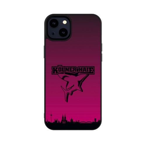 Apple iPhone 14 Plus Base Case Kölner Haie Skyline Pink