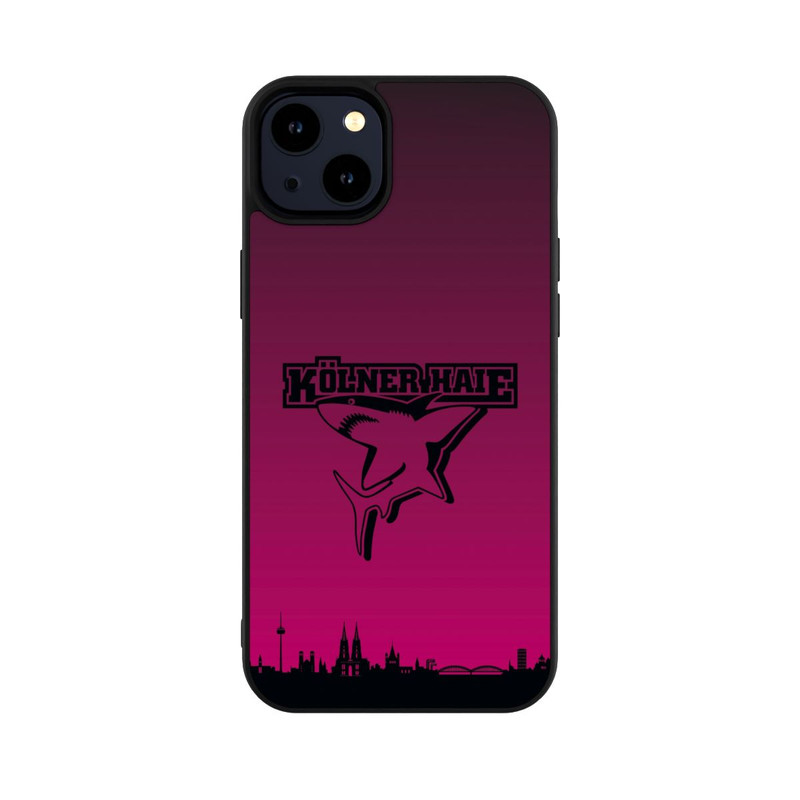 iPhone 14 Plus Base Case Kölner Haie Skyline Pink