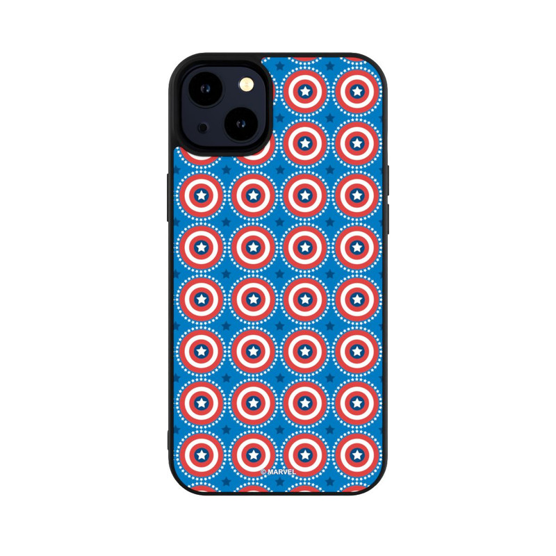 iPhone 14 Plus Base Case Captain American Shield Pattern