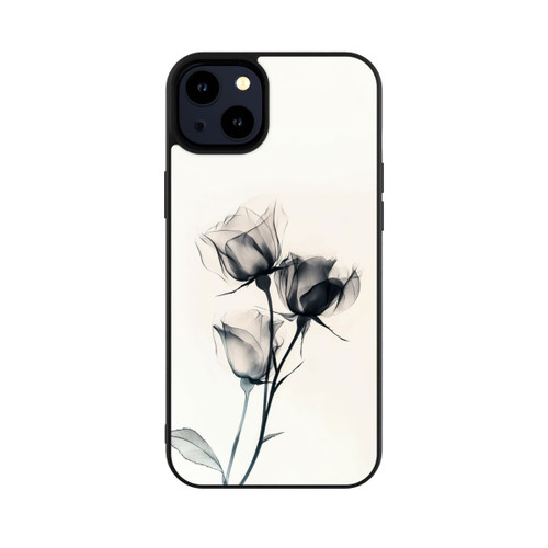 Apple iPhone 14 Plus Base Case Schwarze Blume