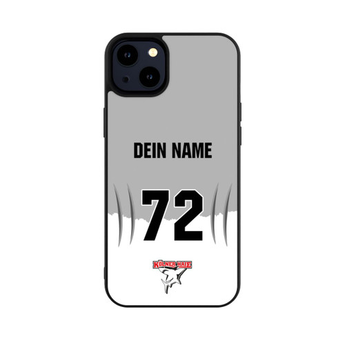 Apple iPhone 14 Plus Base Case Kölner Haie Trikotmotiv Personalisierbar