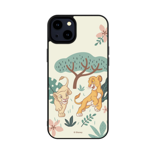 Apple iPhone 14 Plus Base Case Simba und Nala Floral