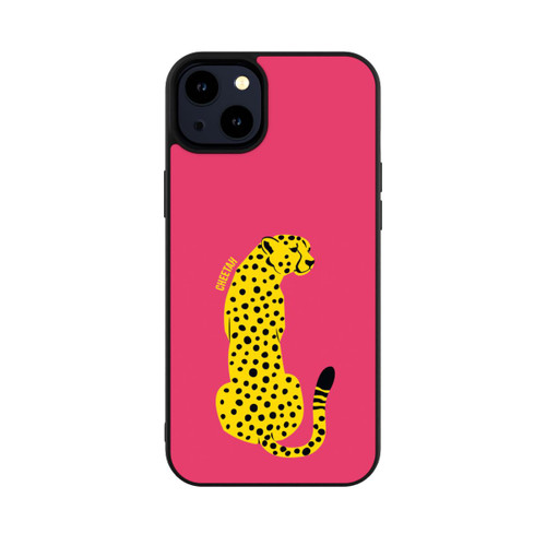 Apple iPhone 14 Plus Base Case Colourful Yellow Cat
