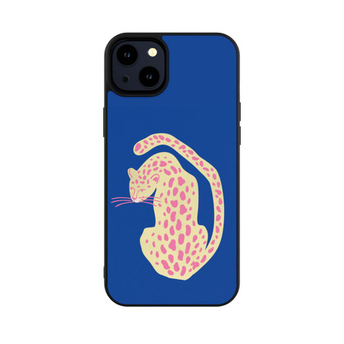 Apple iPhone 14 Plus Base Case Blue Pink Cat