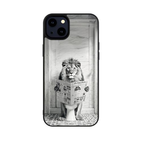Apple iPhone 14 Plus Base Case Lion Toilet
