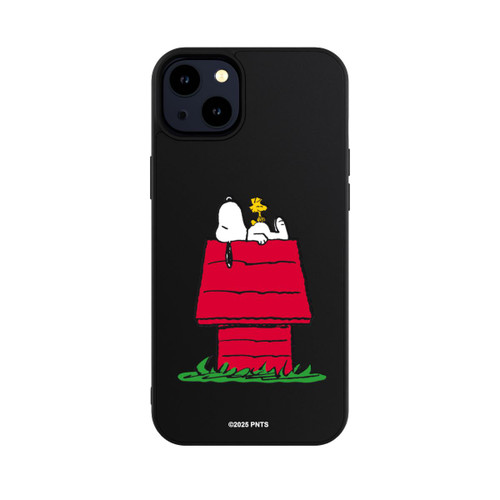 Apple iPhone 14 Plus Base Case Snoopy and Woodstock Classic transparent