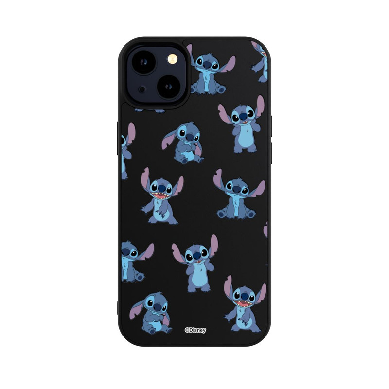 iPhone 14 Plus Base Case Stitch Faces Pattern Transparent
