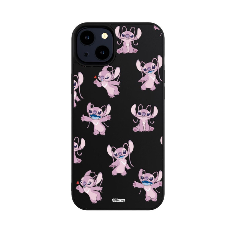 iPhone 14 Plus Base Case Angel Faces Pattern Transparent