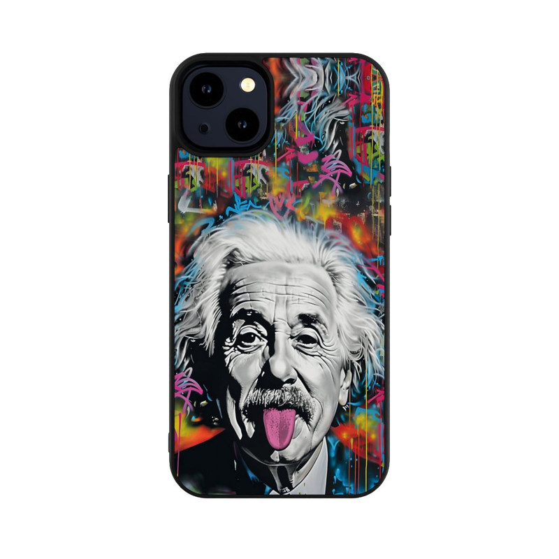 iPhone 14 Plus Base Case Physiker Bunte Zunge Raus