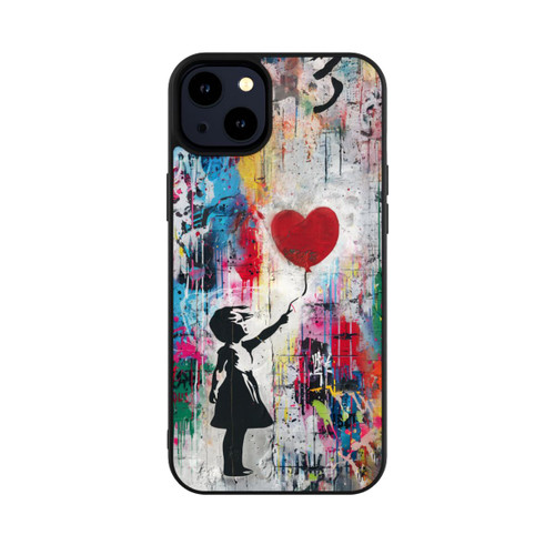 Apple iPhone 14 Plus Base Case Balloon Girl Colorful