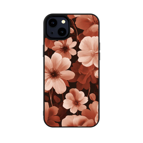 Apple iPhone 14 Plus Base Case Rote Negativblumen mit KI