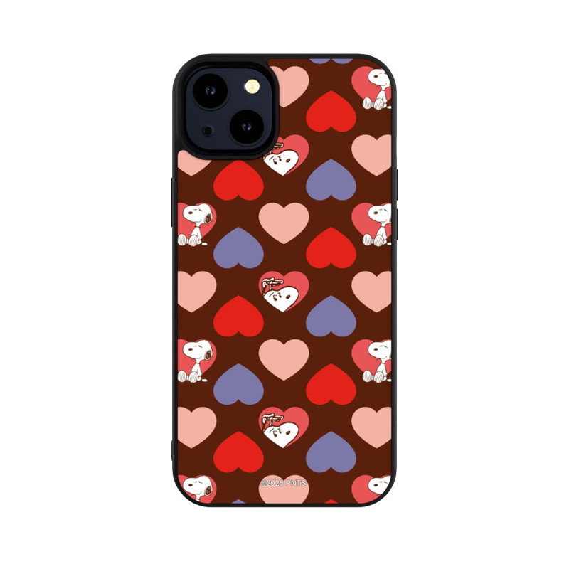 iPhone 14 Plus Base Case Peanuts Hearts