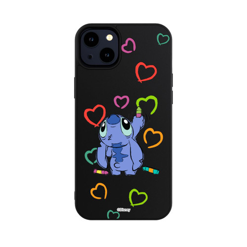 Apple iPhone 14 Plus Base Case Stitch Draws a Heart Transparent
