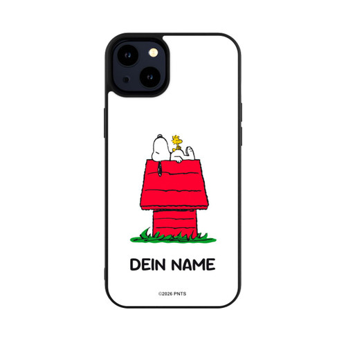 Apple iPhone 14 Plus Base Case Snoopy and Woodstock Classic Personalisierbar