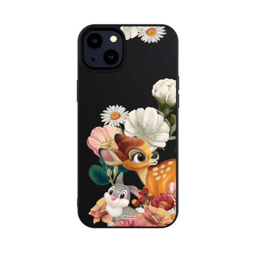 Apple iPhone 14 Plus Base Case Bambi und Klopfer Blumen Transparent